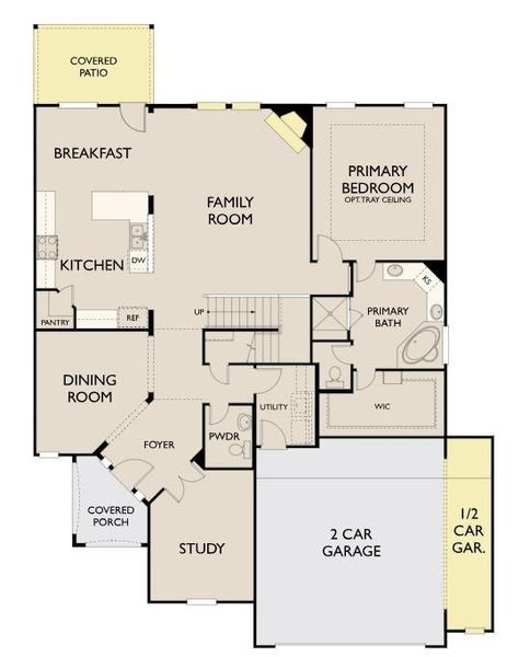 The Bridgeport floor plan