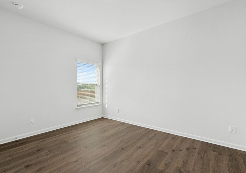 The secondary bedrooms are a great space for for children's bedrooms and guest rooms.