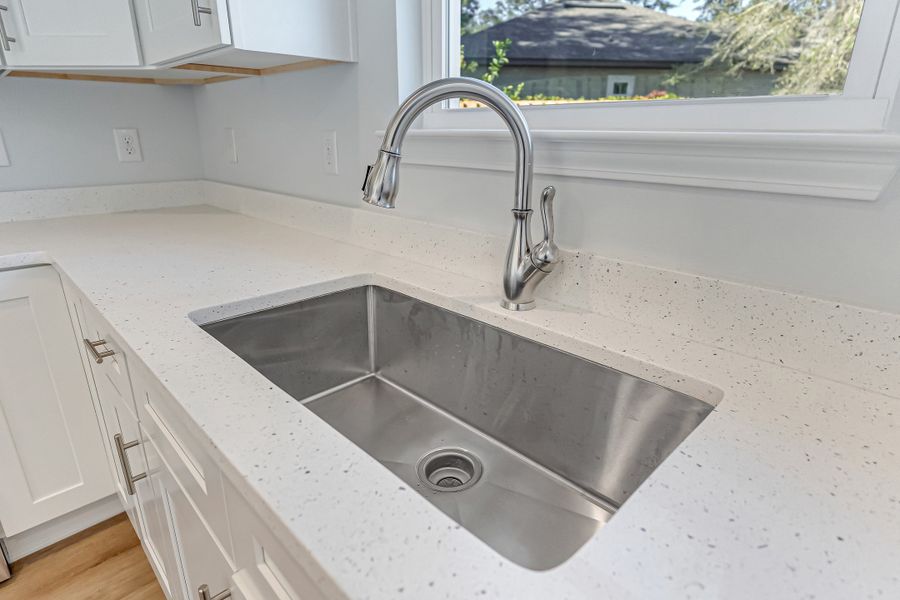 Close-up of interior finishes inside a home in Live Oak Cottages, Freeport (Image 14).