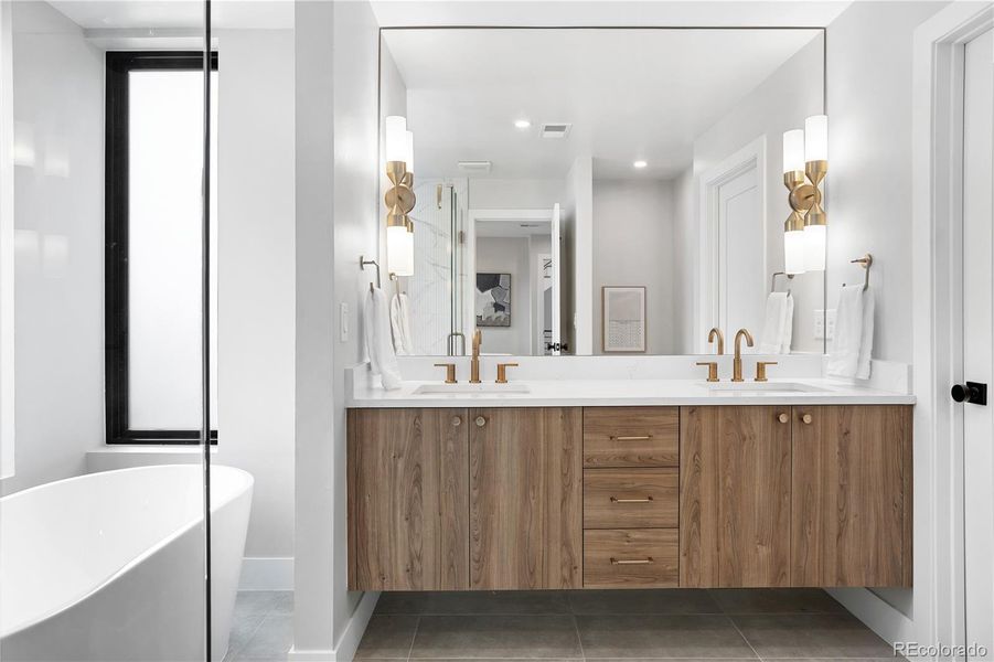 Furnished interior view inside a new home in , Denver (Image 5).