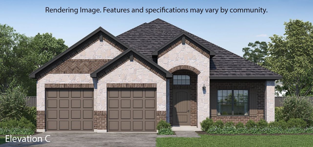 Front exterior of a new home in Mallard Point, Greenville, TX, highlighting curb appeal (Image 1). Front exterior of a new home in Mallard Point, Greenville, TX, highlighting curb appeal (Image 1).