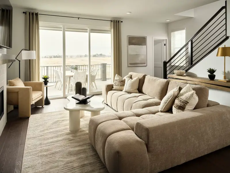 Furnished interior view inside a new home in Uplands, Westminster (Image 11).