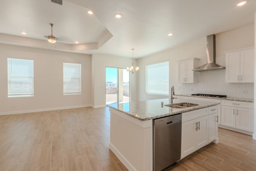 Furnished interior view inside a new home in Emerald Estates, El Paso (Image 9).