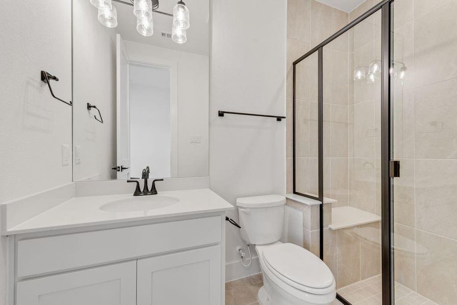 Furnished interior view inside a new home in Heath Golf & Yacht Club, Heath (Image 10).