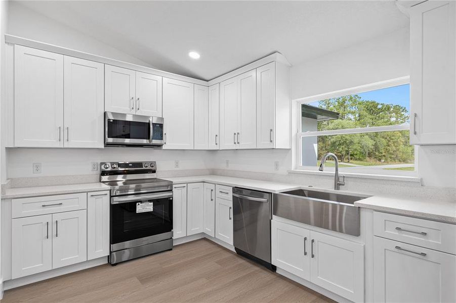Furnished interior view inside a new home in , Dunnellon (Image 5).