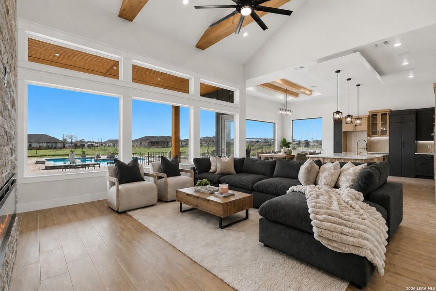 Furnished interior view inside a new home in , La Vernia (Image 6).
