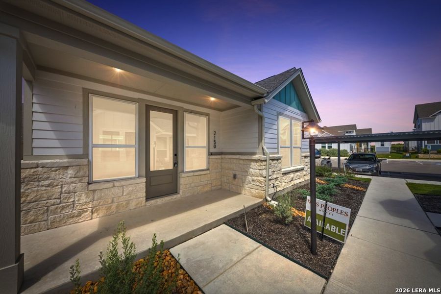 Exterior details and patio area of a home in Garten Haus, New Braunfels (Image 20). Exterior details and patio area of a home in Garten Haus, New Braunfels (Image 20).