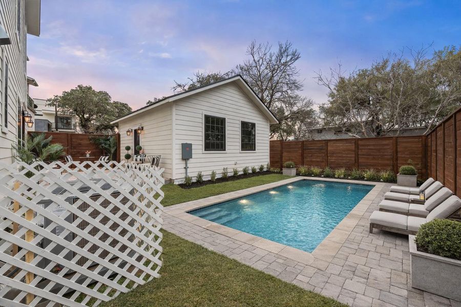 View of potential  swimming pool