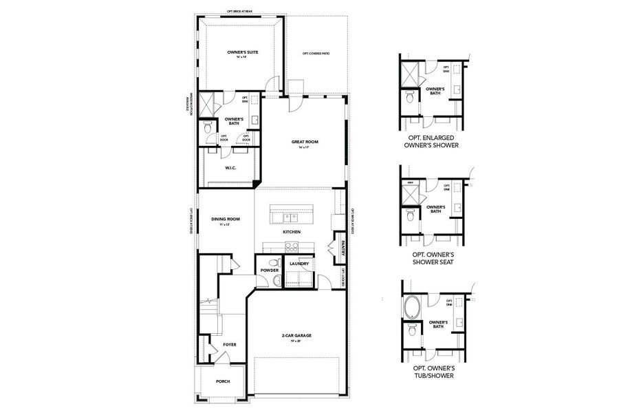 2D floor plan layout of this home in Colony at Pinehurst, Pinehurst, TX (Image 2). 2D floor plan layout of this home in Colony at Pinehurst, Pinehurst, TX (Image 2).