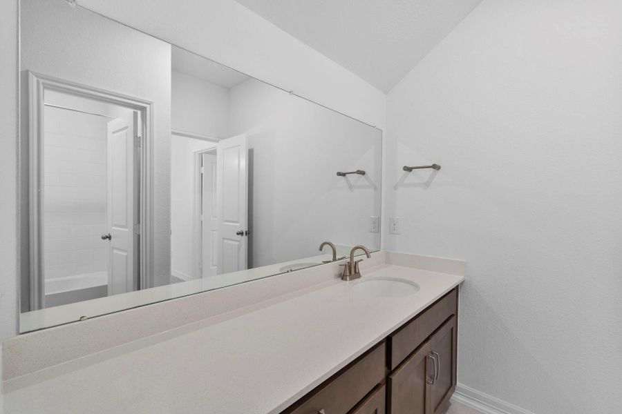 Furnished interior view inside a new home in The Meadows at Imperial Oaks, Conroe (Image 6).