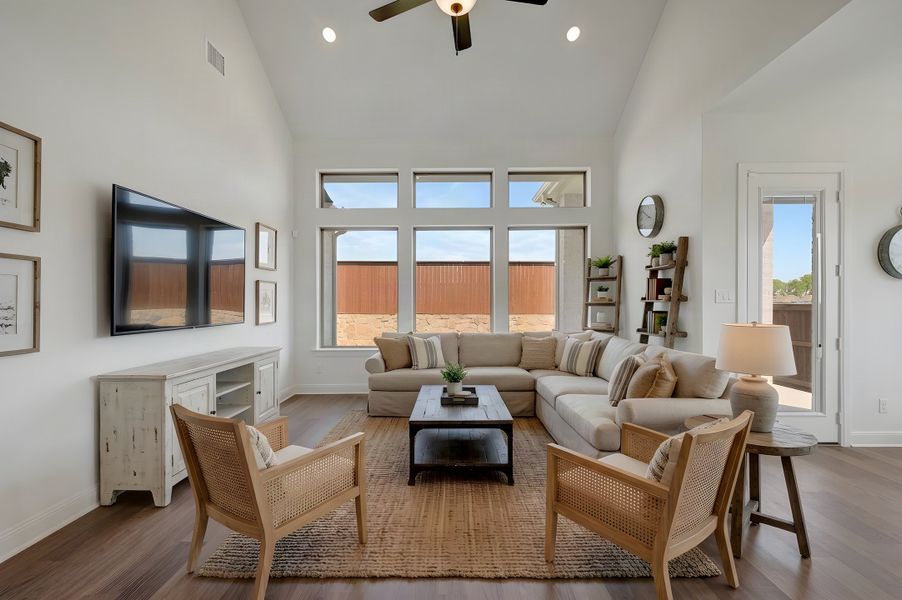 Furnished interior view inside a new home in Mustang Lakes, Celina (Image 9).