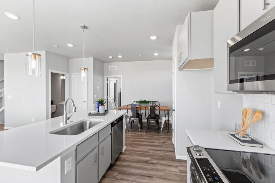 Furnished interior view inside a new home in Green Valley Ranch, Aurora (Image 16).