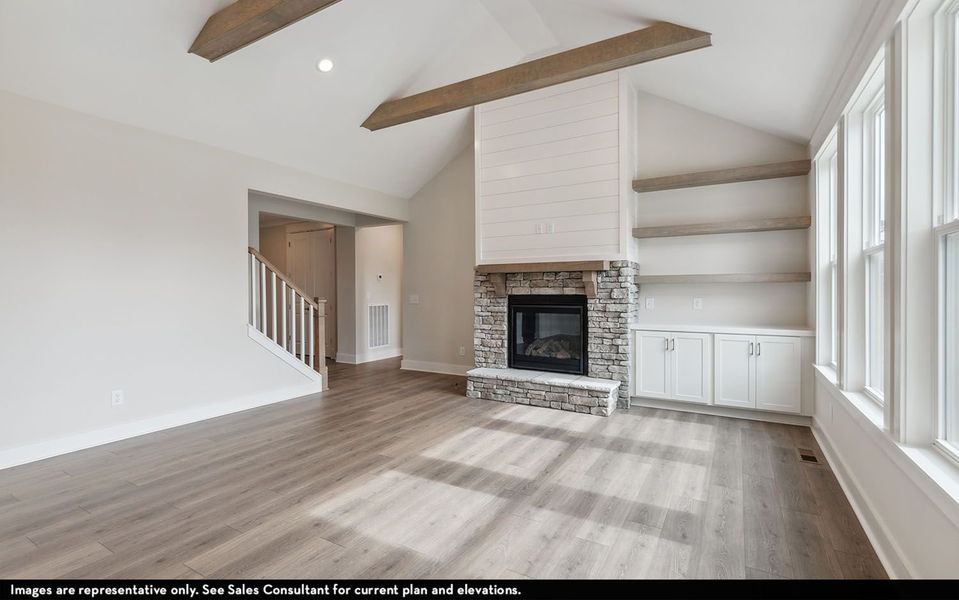 Spacious, unfurnished interior of a new home in Aden Woods, Nashville (Image 21).
