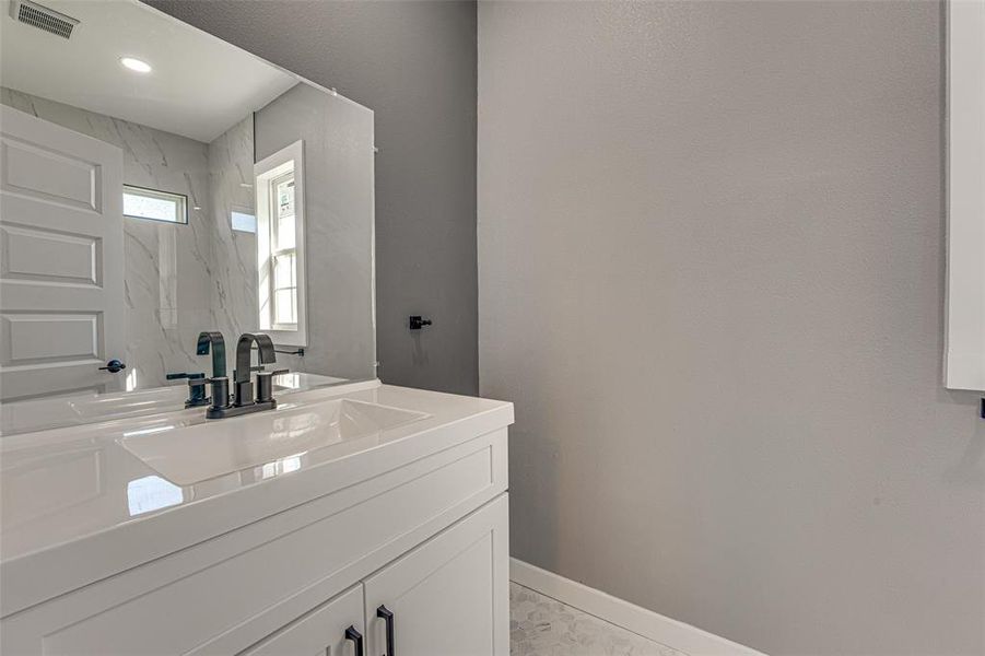 Close-up of interior finishes inside a home in , Rice (Image 11).