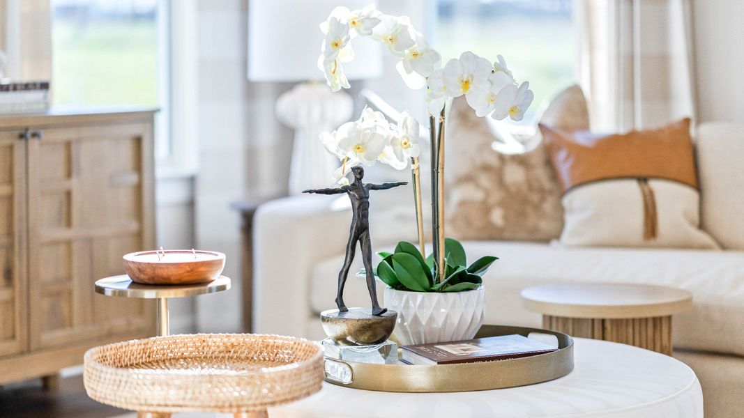 Representative furnished interior of a home built from the Bedford by DRB Homes in Cottages of Bearwood, Mount Pleasant (Image 14).