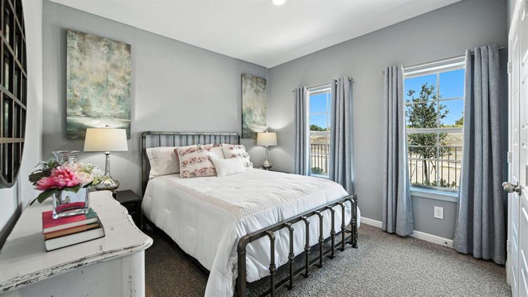 Furnished interior view inside a new home in Monarch at the Meadows, Ponder (Image 11).