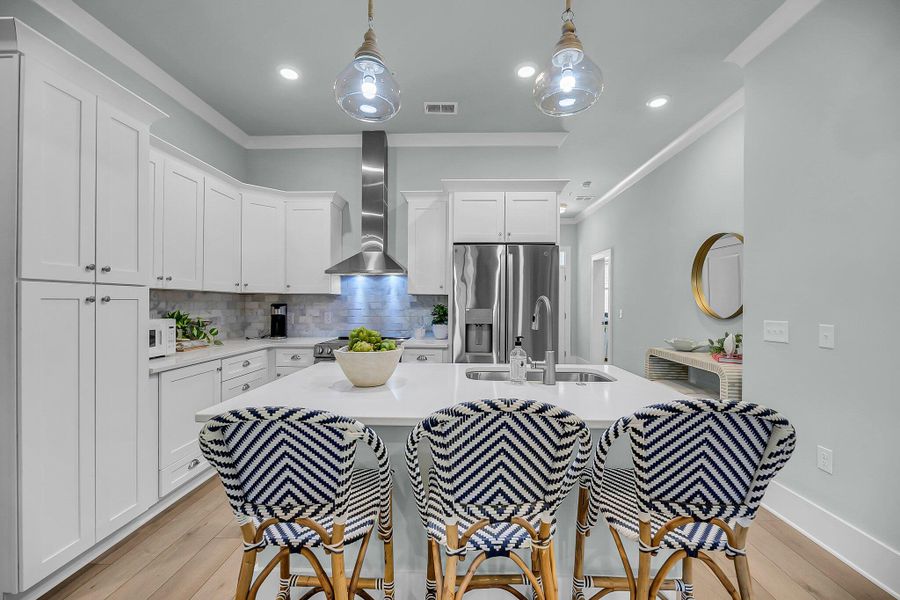 Furnished interior view inside a new home in , Johns Island (Image 8).