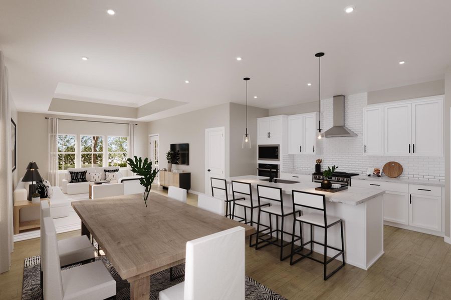 Furnished interior view inside a new home in Cainhoy Preserve, Huger (Image 9).