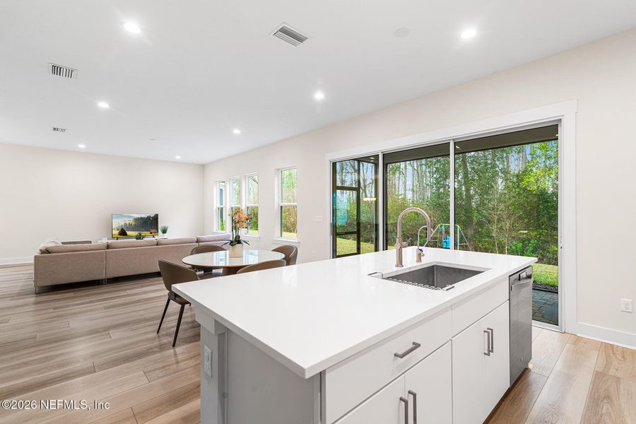 Furnished interior view inside a new home in , Jacksonville (Image 18).