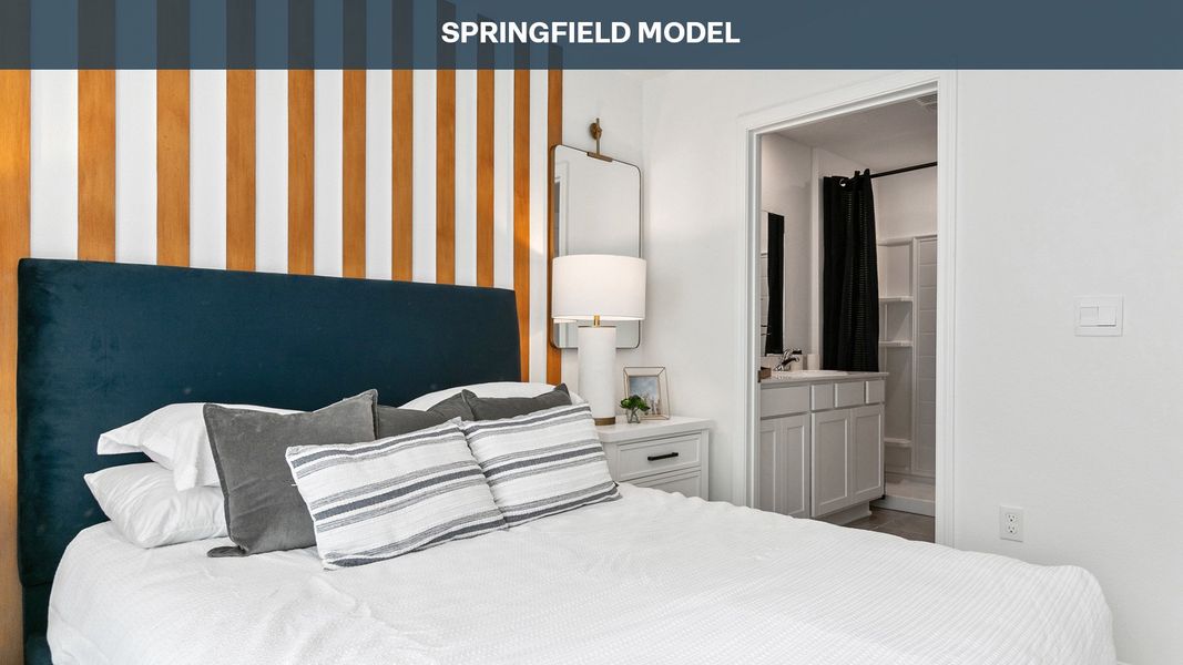 Furnished interior view inside a new home in Cordera Townhomes, St. Augustine (Image 8).