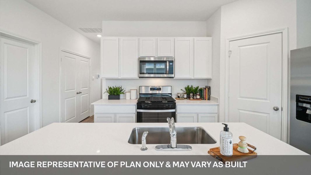 Representative furnished interior of a home built from the The Emily by D.R. Horton in Valverde, Bastrop (Image 12).