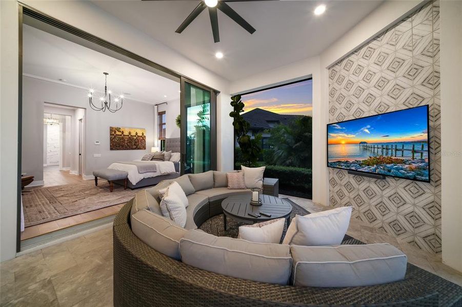 Furnished interior view inside a new home in , Parrish (Image 50).