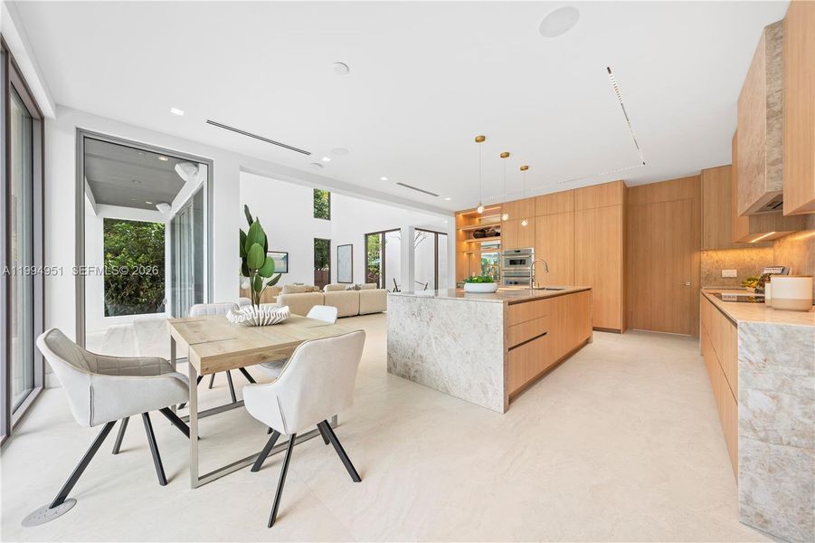 Furnished interior view inside a new home in , Miami (Image 12).