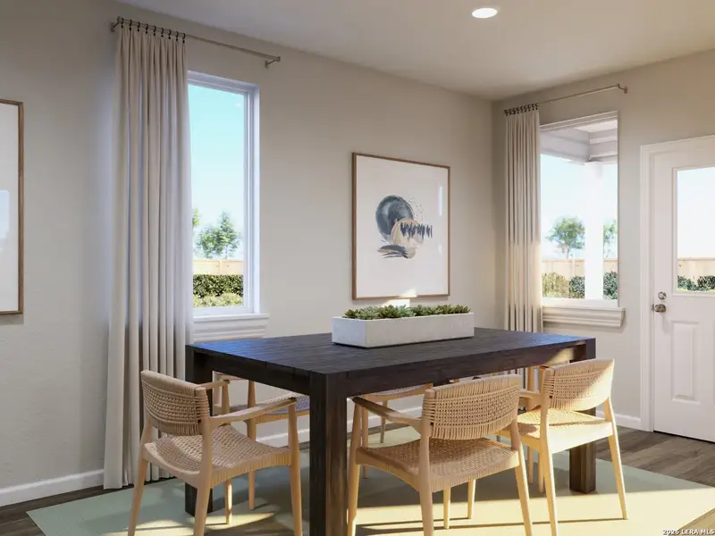 Furnished interior view inside a new home in Melissa Ranch, San Antonio (Image 9).