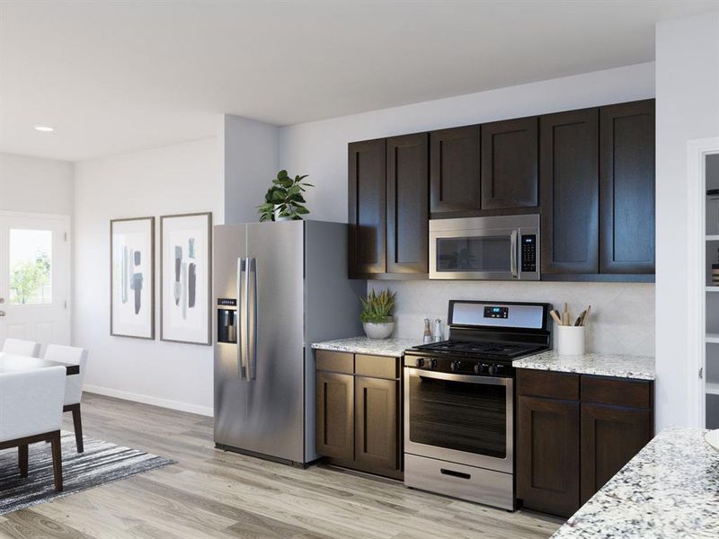 Furnished interior view inside a new home in Deer Creek, Fort Worth (Image 13). Furnished interior view inside a new home in Deer Creek, Fort Worth (Image 13).