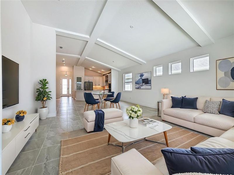 Furnished interior view inside a new home in , Parrish (Image 14).