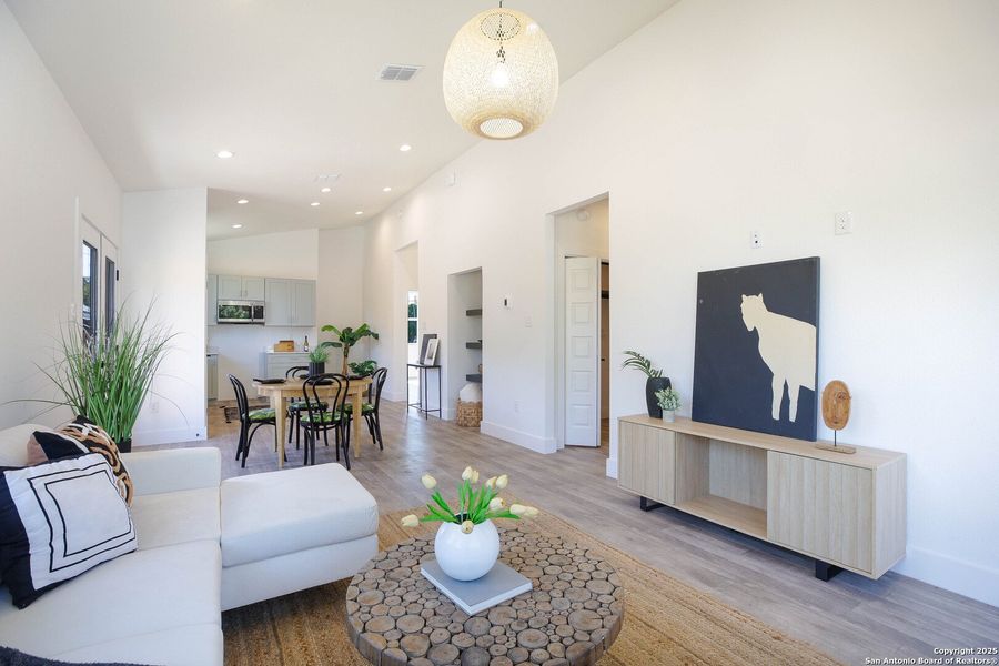 Furnished interior view inside a new home in , San Antonio (Image 20). Furnished interior view inside a new home in , San Antonio (Image 20).