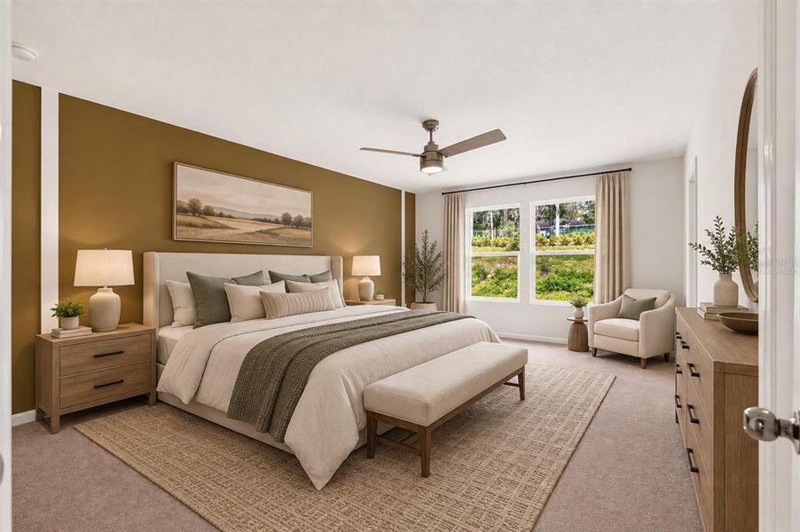 Furnished interior view inside a new home in , Alachua (Image 13).