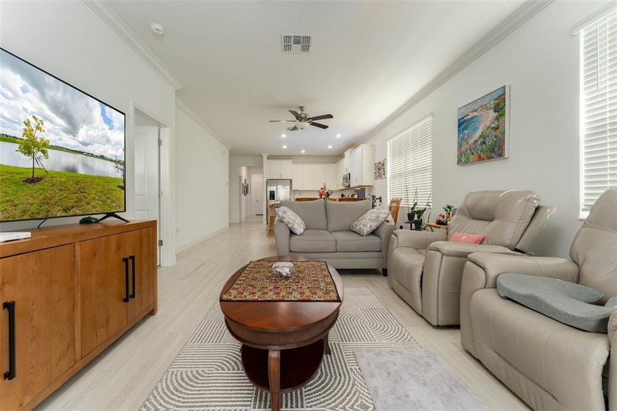 Furnished interior view inside a new home in Prosperity Lakes Active Adult, Parrish (Image 10).