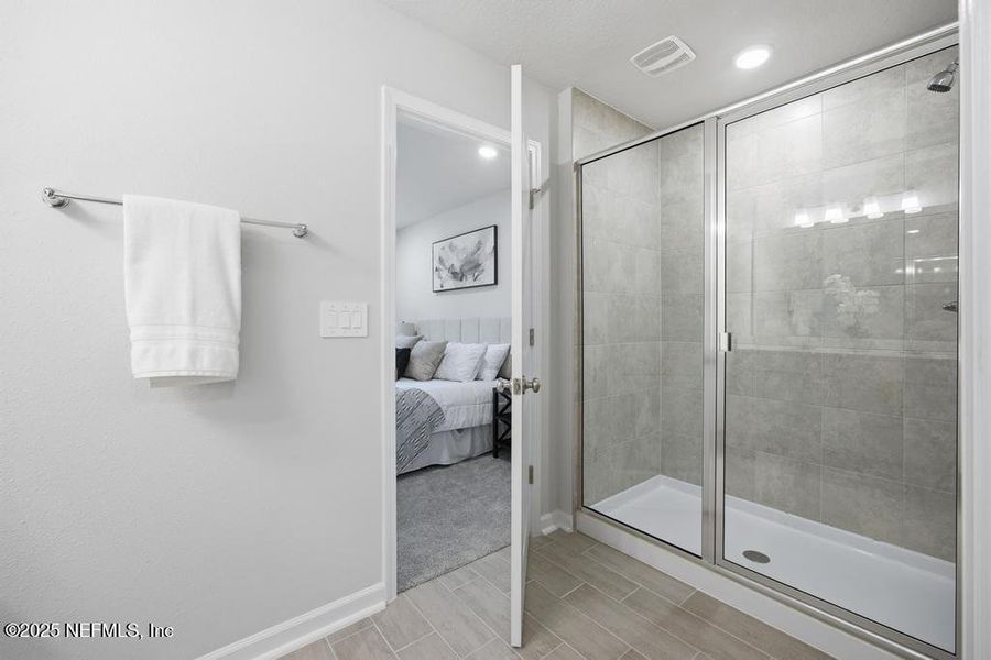 Furnished interior view inside a new home in Kings Landing, Jacksonville (Image 11). Furnished interior view inside a new home in Kings Landing, Jacksonville (Image 11).