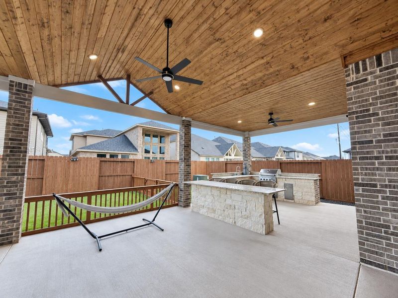 Exterior details and patio area of a home in , Fulshear (Image 3). Exterior details and patio area of a home in , Fulshear (Image 3).