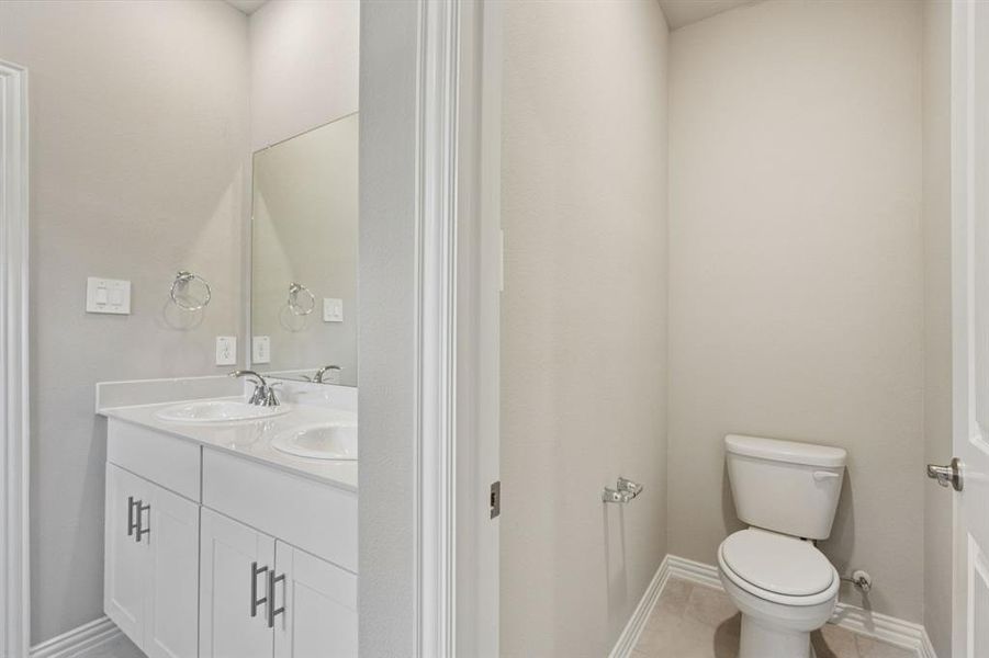 Photo is not of the actual home, but is an inspirational photo of builder’s model home and may depict options, furnishings, and/or decorator features that are not included.