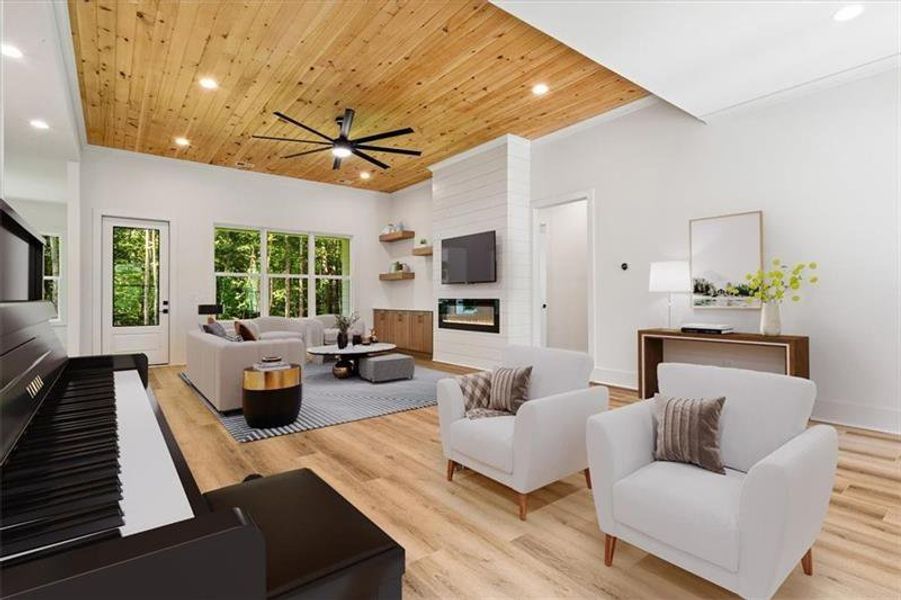 Furnished interior view inside a new home in , Jasper (Image 16).