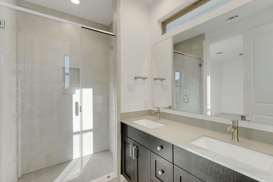 Furnished interior view inside a new home in The Porch at Du Pre, Buda (Image 3).