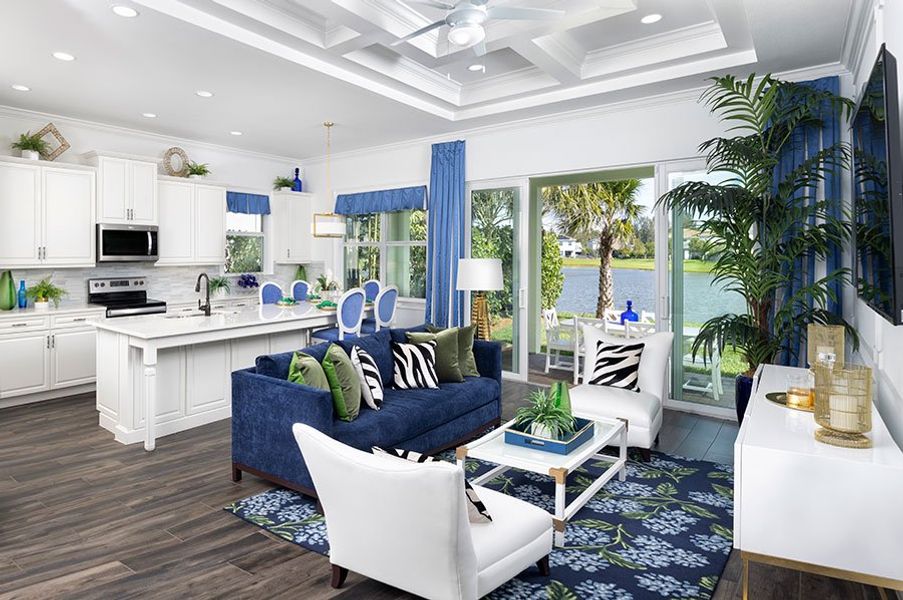 Representative furnished interior of a home built from the Schefflera by Minto Communities in Westlake, Loxahatchee (Image 12).