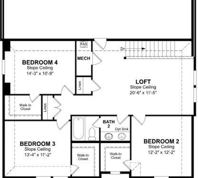 Beazer Homes Stark Farms Ranier plan