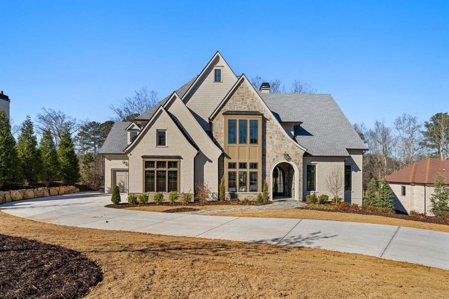 Front exterior of a new home in , Milton, GA, highlighting curb appeal (Image 35).