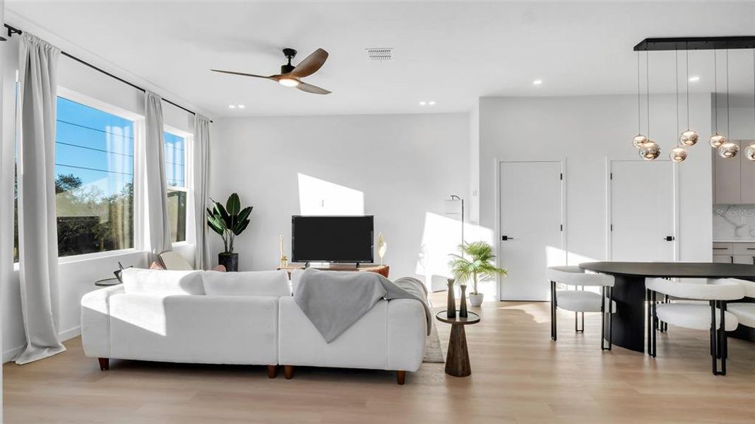 Furnished interior view inside a new home in , St. Petersburg (Image 18).