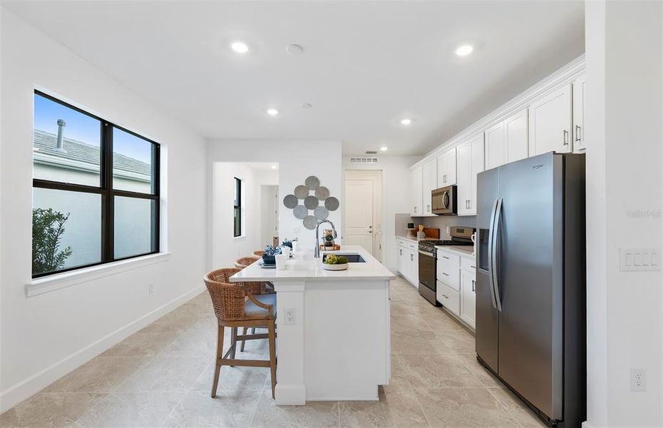 Furnished interior view inside a new home in Del Webb Catalina, Lakewood Ranch (Image 5). Furnished interior view inside a new home in Del Webb Catalina, Lakewood Ranch (Image 5).
