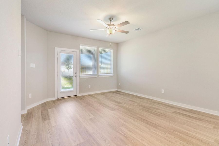 Photo is not of the actual home, but is an inspirational photo of builder’s model home and may depict options, furnishings, and/or decorator features that are not included