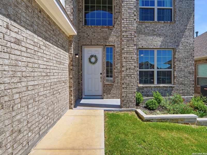 Exterior details and patio area of a home in Ventana, Bulverde (Image 26).