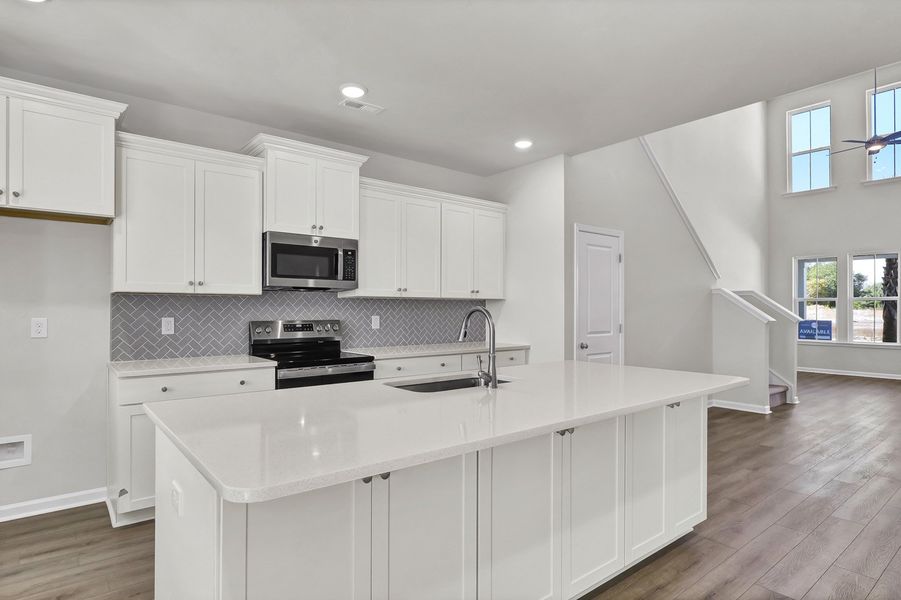 Furnished interior view inside a new home in Grand Park, Leland (Image 7).