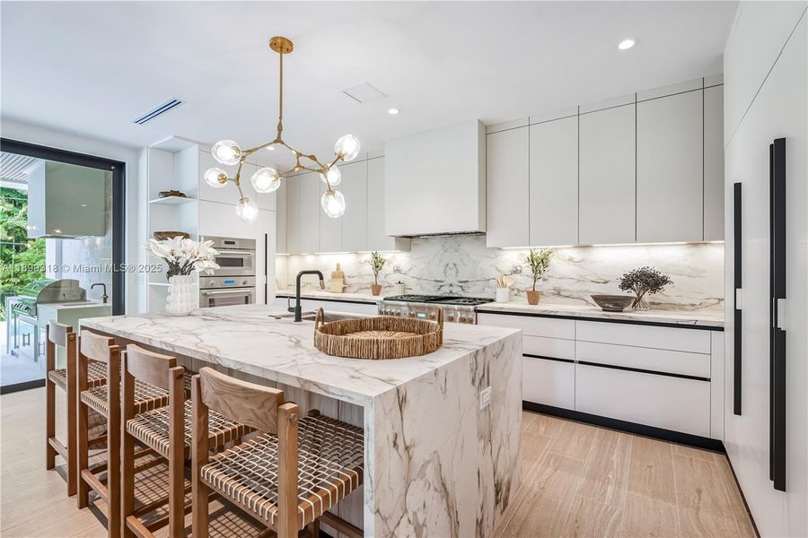 Furnished interior view inside a new home in , South Miami (Image 29).