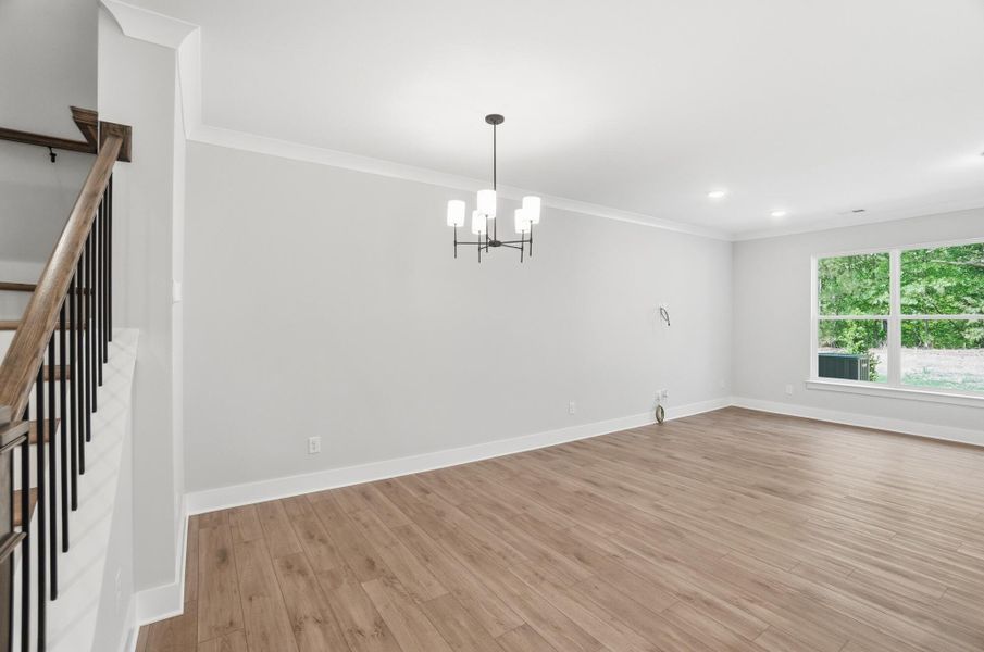 Spacious, unfurnished interior of a new home in Blythe Mill Townhomes, Waxhaw (Image 16).