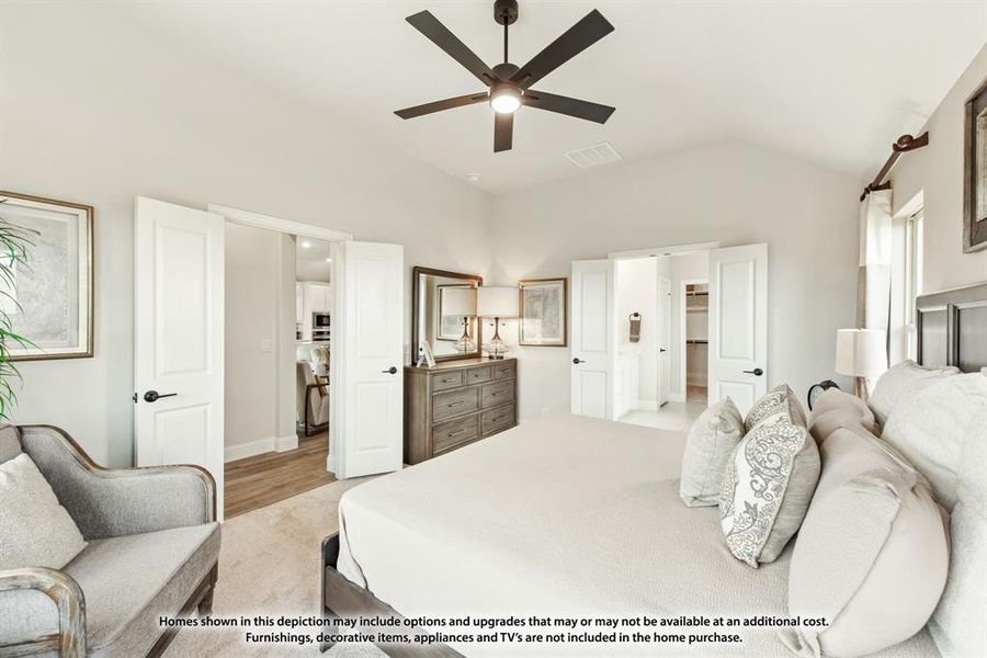 Furnished interior view inside a new home in Woodstone, Providence Village (Image 21).