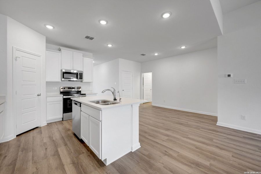 Furnished interior view inside a new home in Greenspoint Heights, Seguin (Image 12).